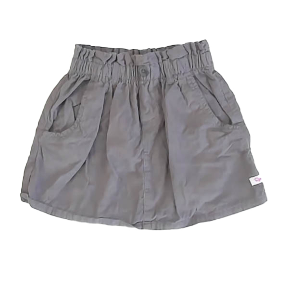 Ruffle Butts Girls Gray Skirt size: 4T